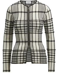 Brandon Maxwell - Greer Zip-Front Cardigan - Lyst