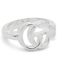 Gucci - GG Marmont Band Ring - Lyst
