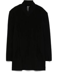 green emerald velvet dress Norma Kamali Women's Shoulder Pad Turtle Flared Dress, Black, XXS at Amazon  Women's Clothing store