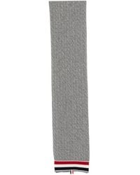 Thom Browne - Virgin-Wool Cable-Knit Scarf - Lyst