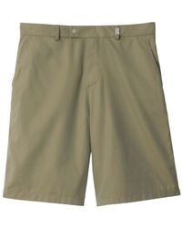 Burberry - Cotton Chino Shorts - Lyst