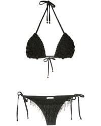 Amir Slama - Beaded Embroidery Bikini Set - Lyst