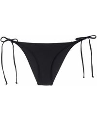 Ganni - Bragas de bikini con lazos laterales - Lyst