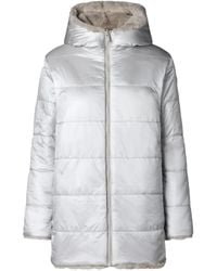 Save The Duck - Hooded Quilted Faux-Fur Coat - Lyst