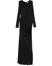GIUSEPPE DI MORABITO - Long-Sleeve Draped Dress - Lyst