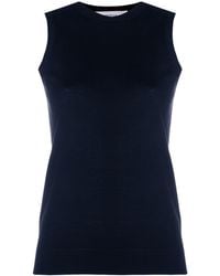 Pringle of Scotland Knitted Tank Top - Blue