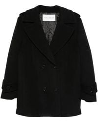 Nina Ricci - Double-Breasted Reefer Coat - Lyst