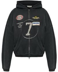 Duke & Dexter - Dr4 Eat Dirt Graphic-Print Zip-Up Hoodie - Lyst