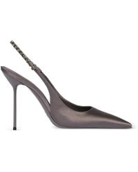 Paris Texas - Escarpins Lidia Ornés De Cristaux À Bride Arrière - Lyst