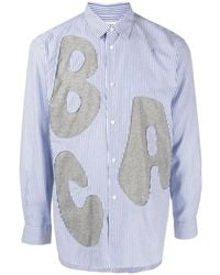 Comme des Garçons - Alphabet Patch-Detail Long-Sleeve Shirt - Lyst