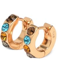 Bimba Y Lola - Crystals Mini Hoop Earrings - Lyst