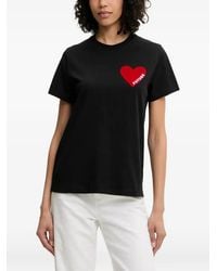 From Future - Heart-Patch T-Shirt - Lyst