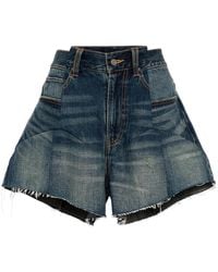 JNBY - Logo-Patch Cotton Shorts - Lyst