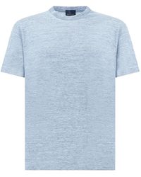 Paul & Shark - Linen Jersey T-Shirt - Lyst