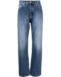 Nick Fouquet - Embroidered-Detail Denim Trousers - Lyst
