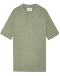 NN07 - V-Neck Polo Shirt - Lyst
