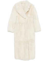 Yves Salomon - Double-Breasted Shearling Coat - Lyst