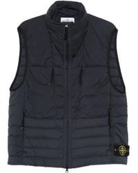 Stone Island - Zip Quilted Jacket - Lyst