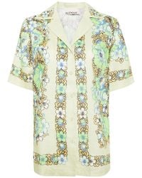 ALÉMAIS - Velma Floral-print Linen Shirt - Lyst