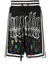 Haculla - Paint-Splatter Logo Basketball Shorts - Lyst