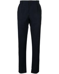 Canali - Pleat-detailing Wool Tapered Trousers - Lyst