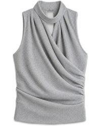 IRO - Draped High-Neck Top - Lyst