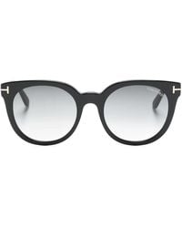 Tom Ford - Moira Round-Frame Sunglasses - Lyst