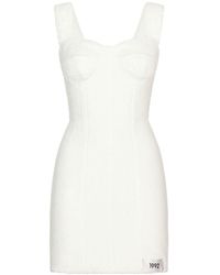 Dolce & Gabbana - Kim Mini-jurk Van Badstof - Lyst