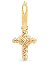 Yoj - Spiro Cross-Pendant Earring - Lyst