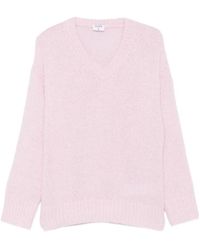 Filippa K - Hairy V-Neck Knitted Sweater - Lyst