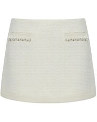 LoveShackFancy - Rhonna Tweed Mini-Rok - Lyst