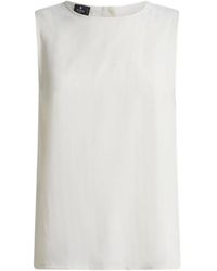 Etro - Natural Tank Top With Amebas Print - Lyst