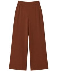 Max Mara - Elasticated-Waist Wide-Leg Trousers - Lyst