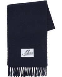 Marni - Sjaal Met Logopatch Van Alpacawol - Lyst