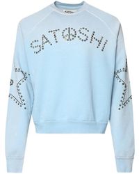 Satoshi Nakamoto - Star-Studded Crew-Neck Sweater - Lyst