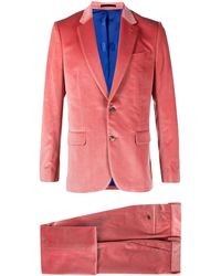Paul Smith - Velvet Cotton Single-breasted Suit - Lyst