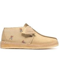 Clarks - Desert Trek Printed Lace-Up Shoes - Lyst