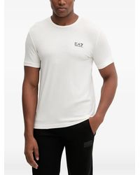 EA7 - Logo-Print Short-Sleeve T-Shirt - Lyst