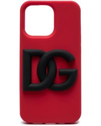 Dolce & Gabbana - Iphone 13 Pro Cover With Logo - Lyst