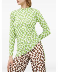 Résumé - Check Long-Sleeved Top - Lyst