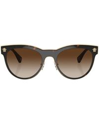 Versace - Phantos Round Sunglasses - Lyst