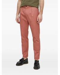 Sisley - Pleated Tapered Trousers - Lyst