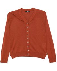 Alpha Studio - Button-Up V-Neck Cardigan - Lyst