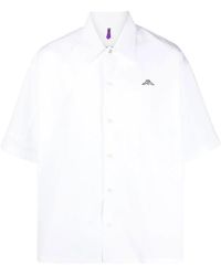 OAMC - Logo-embroidery Short-sleeved Shirt - Lyst