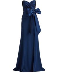 Tadashi Shoji - Strapless Maxi-Jurk - Lyst