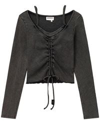 Musium Div. - Ruched Layered-Effect Top - Lyst