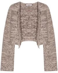 Dorothee Schumacher - Autumn Sparkle Cropped-Cardigan - Lyst