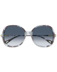 Chloé - Logo-Detail Sunglasses - Lyst