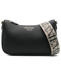 Emporio Armani - Logo-Print Cross Body Bag - Lyst
