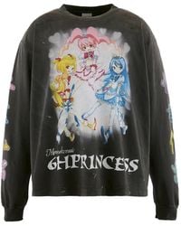 Monokemade - X Takashi Murakami Graphic-Print Long-Sleeve T-Shirt - Lyst